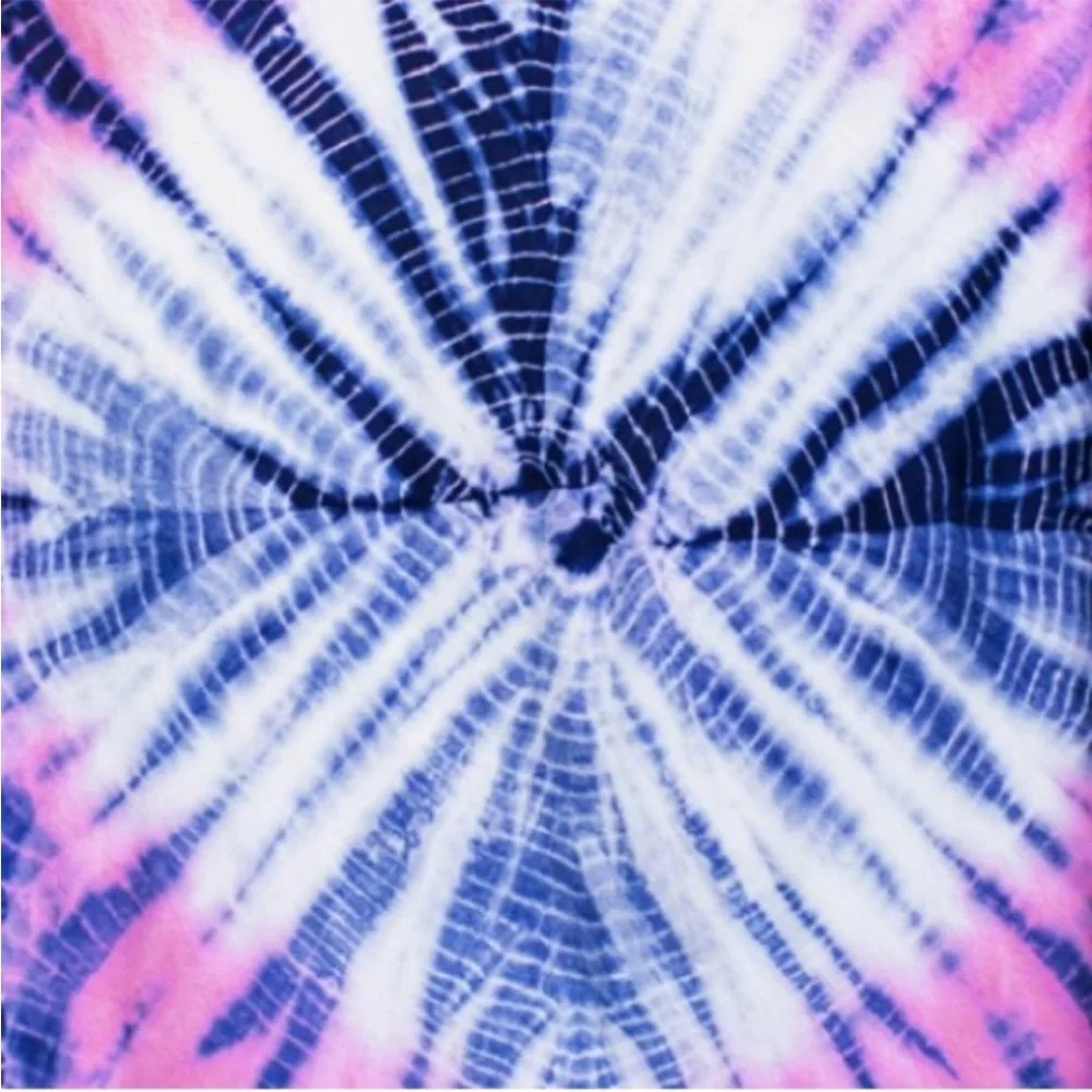 NEW Pink & Blue Tie-Dye Beach Towel - Picture 2 of 4